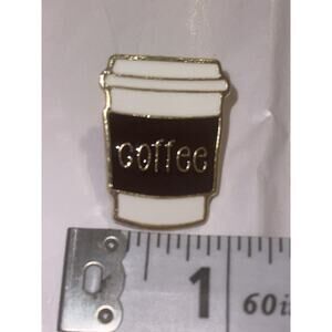 Coffee Latte Pin Brooch